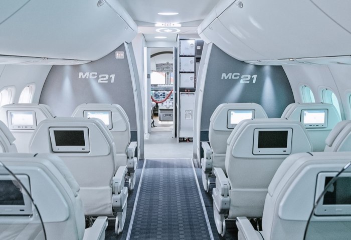 Mc21 самолёт салон