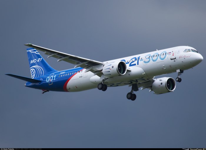 MC 21 300 самолет