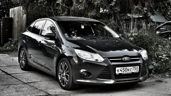 Ford Focus 3 седан черный