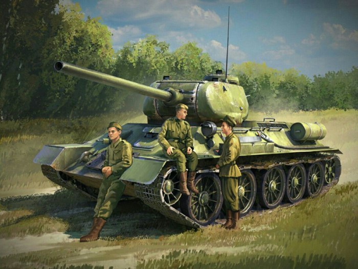 Танк т-34-85 арт