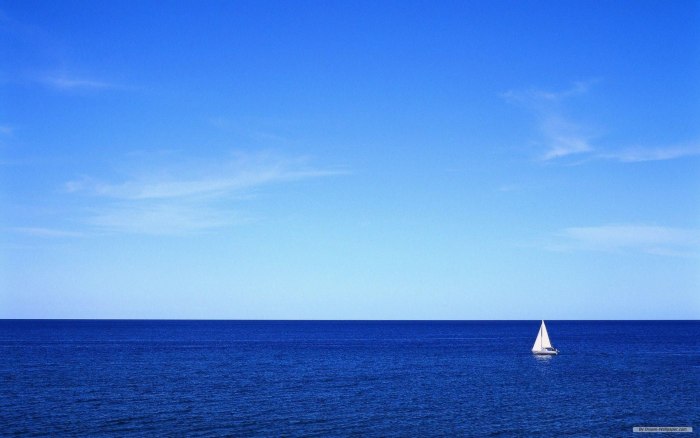 Море небо