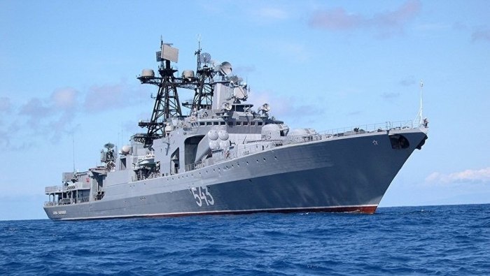 Фрегат Тихоокеанского флота «Маршал Шапошников»