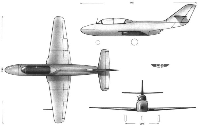 Як-30 истребитель