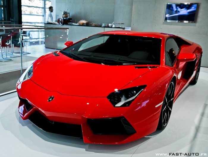 Lamborghini, Red, Aventador, lp700-4