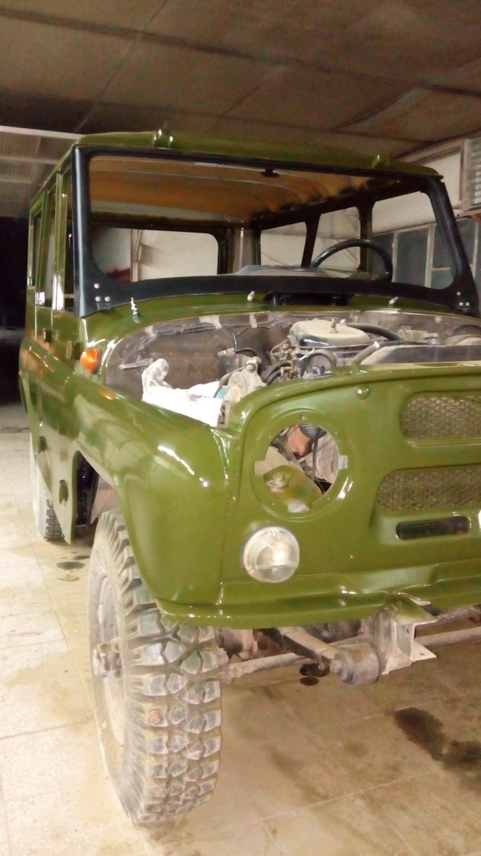 УАЗ защитная / хаки 303 краска