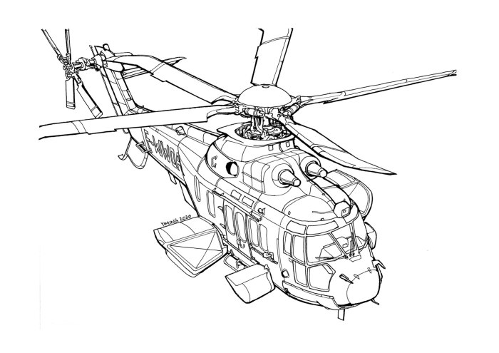 Вертолёт к-52 Аллигатор раскраска