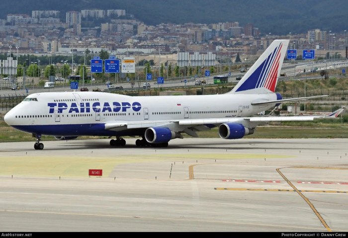 Трансаэро 747-400