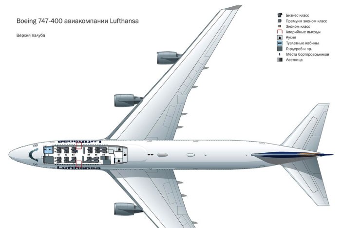 Боинг 747-8 салон