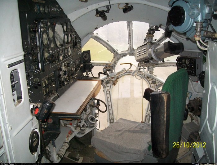 Ту-95мс кабина пилотов