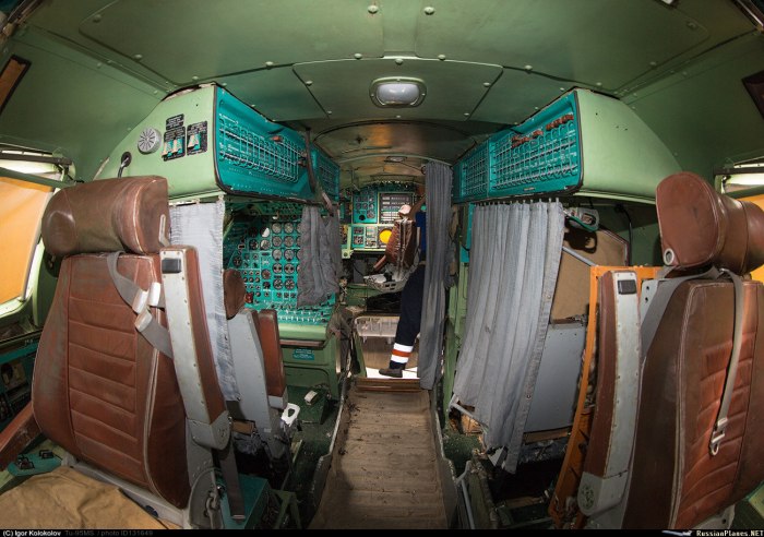 Ту-95мс кабина