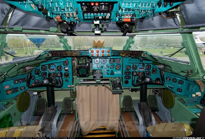 Ту-95 бомбардировщик кабина