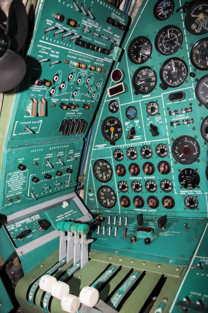 Ту-95мс кабина пилотов