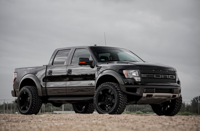 Ford f 150 Raptor черный