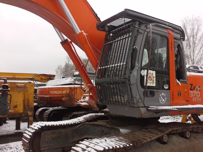 Защита кабины Hitachi ZX