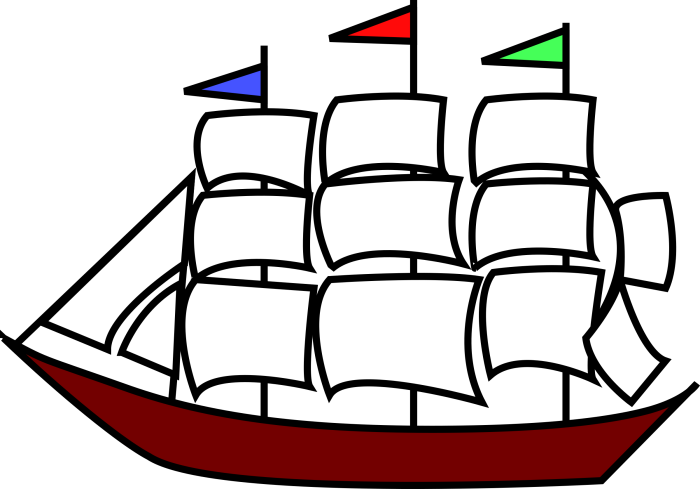 Парусник рисунок