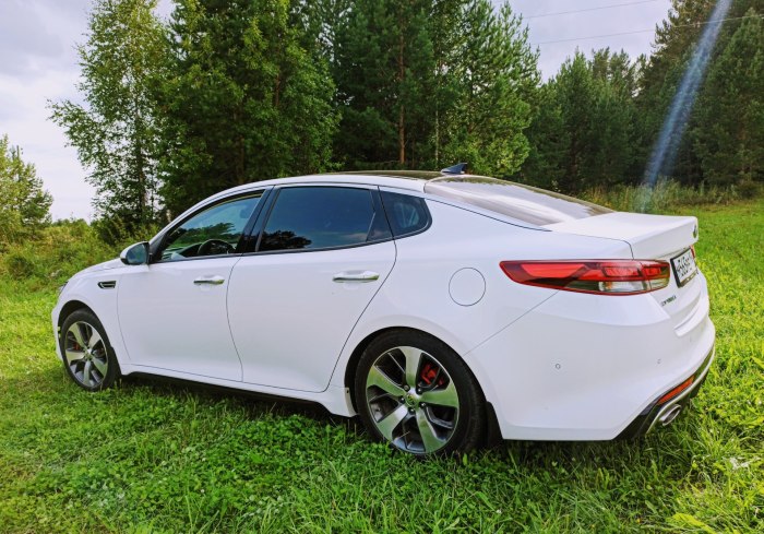 Kia Optima 2017 белая