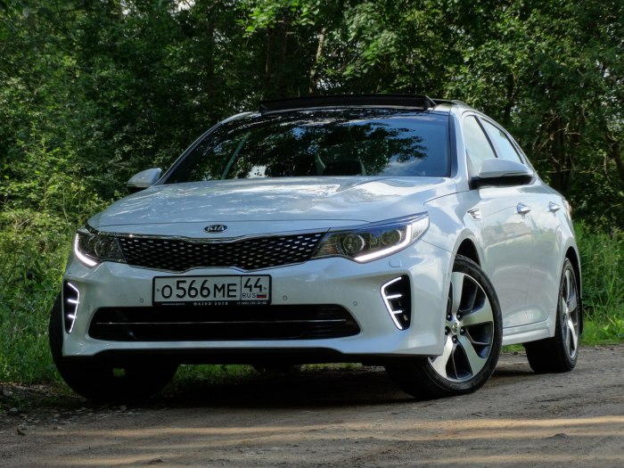 Kia Optima gt line белая