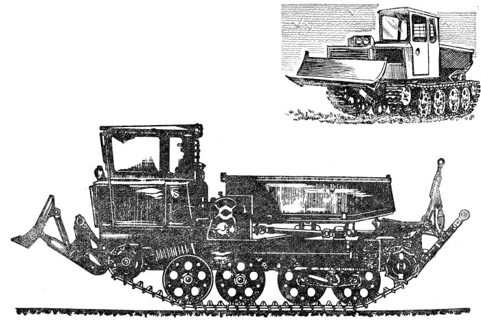 ТДТ-55а трактор трелевочный