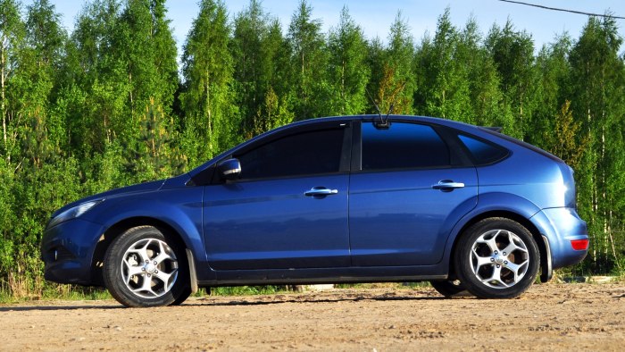 Ford Focus 2 хэтчбек синий