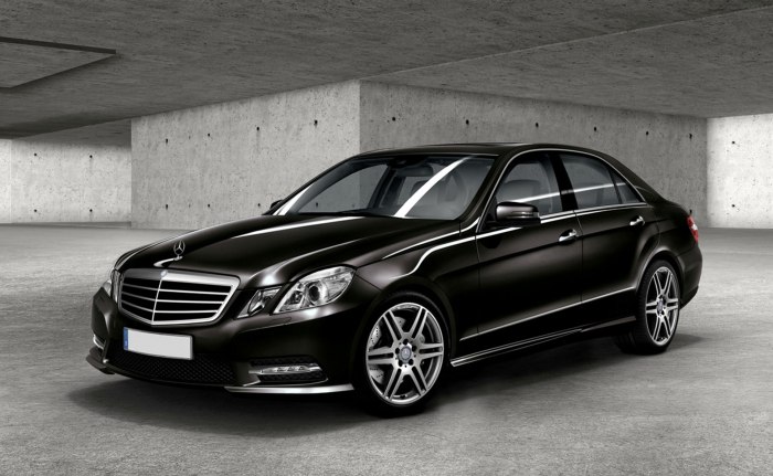 Mercedes Benz w212 Black