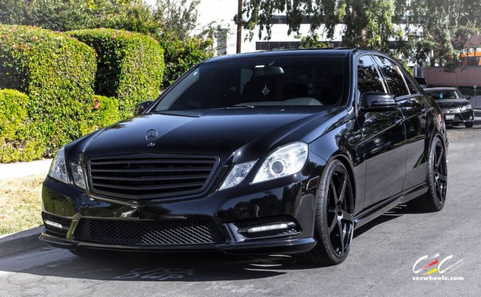Мерседес w212 AMG черный