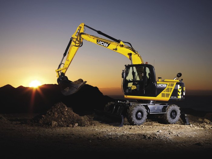 JCB 145 колесный экскаватор