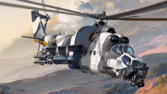 Ми-24 армейский ударный вертолёт