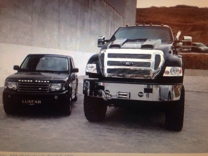 Ford f650 и range Rover