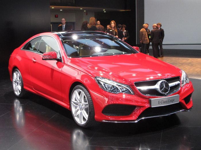Mercedes Benz e class Coupe 2014