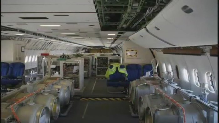 Боинг 747 изнутри
