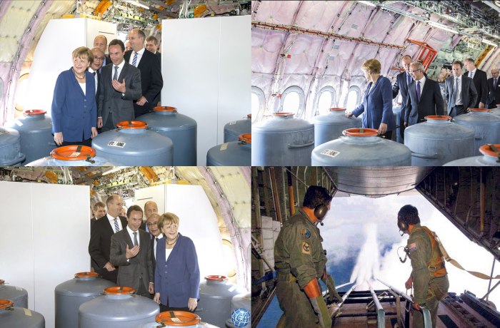 Химтрейлы Меркель