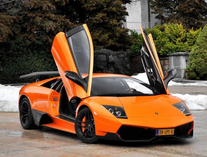 Lamborghini Murcielago оранжевая