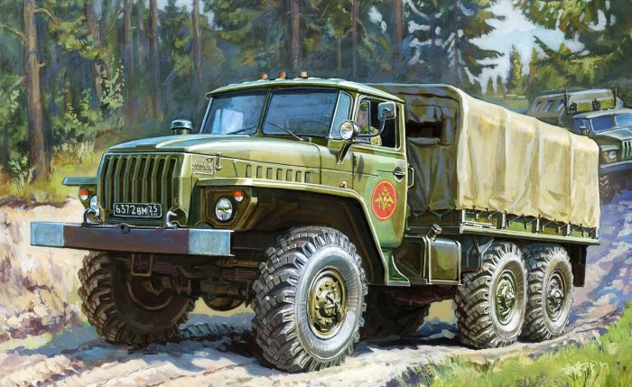 Армейский грузовик Урал 4320