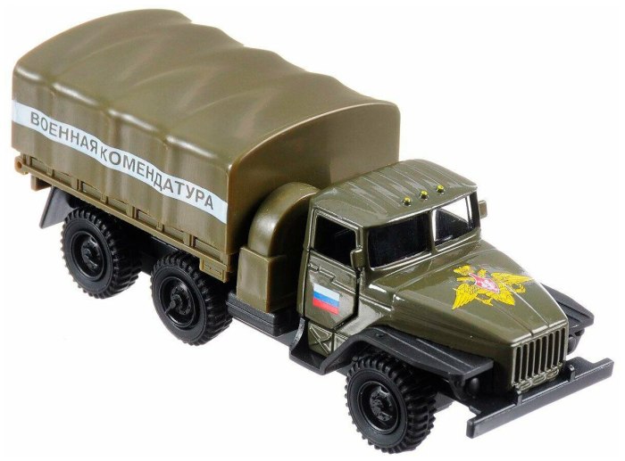 Грузовик Autotime (Autogrand) КРАЗ-225б армейский (65079) 1:43