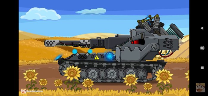 Танк мультяшный