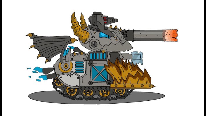 Танк Левиафан Warhammer 40000