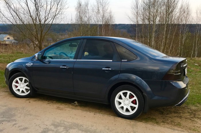 Ford Focus 2 черные диски