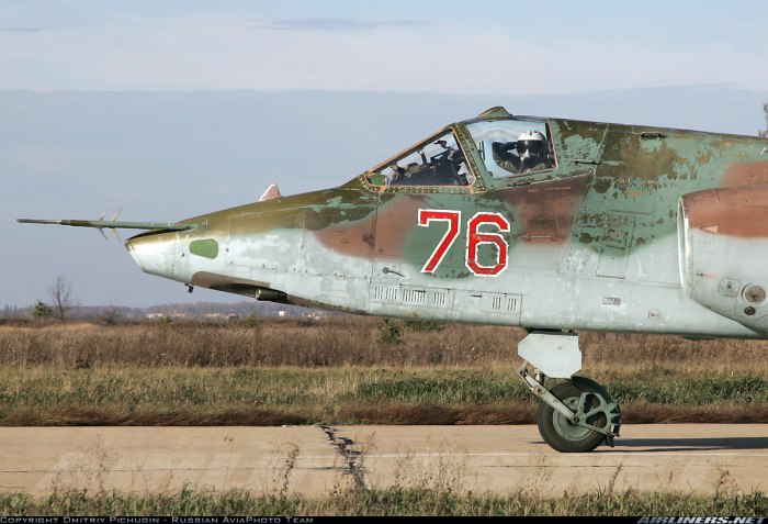 Су-25 Штурмовик кабина