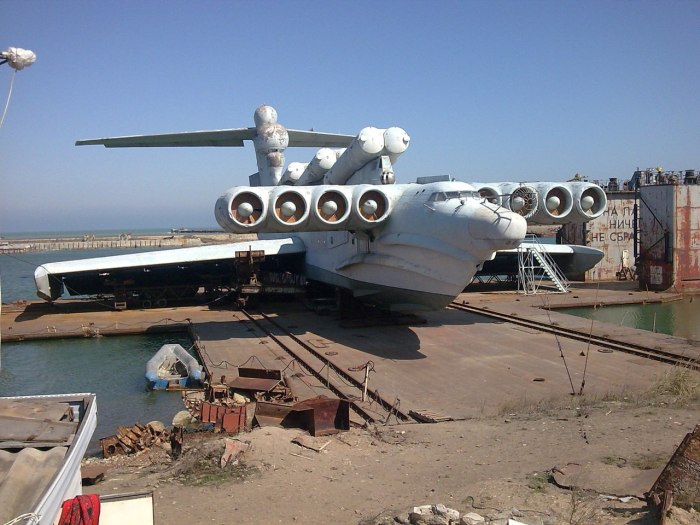 Каспийский монстр экраноплан Лунь