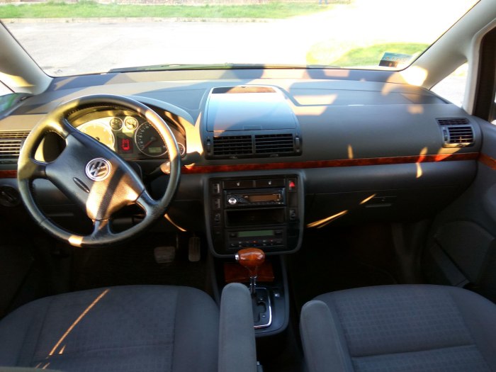 Volkswagen Sharan 1997 салон