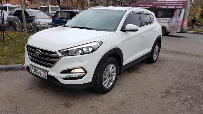 Hyundai Tucson 2023 белый