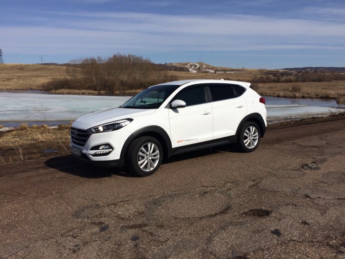 Hyundai Tucson 2016 белый