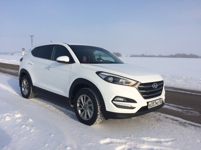 Hyundai Tucson 2016 белый