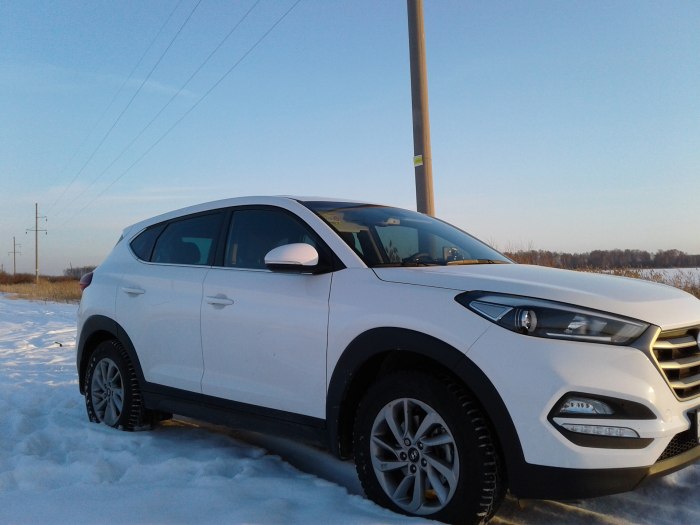 Hyundai Tucson 2017 белый