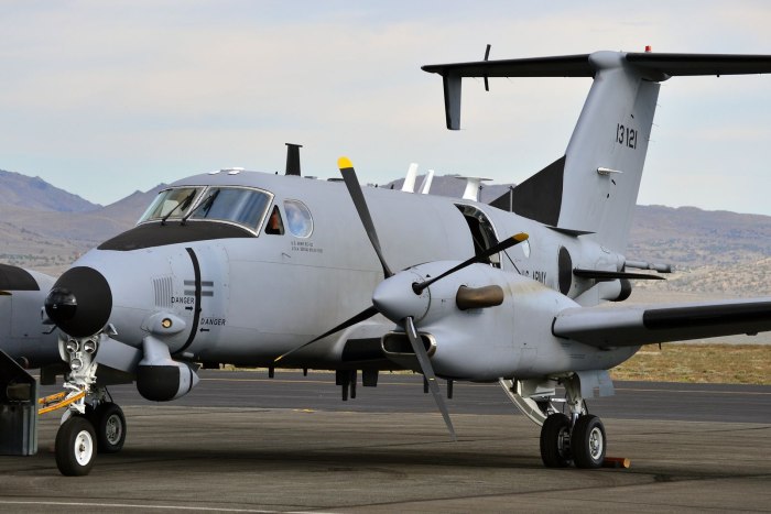 Beech RC-12x Guardrail военный