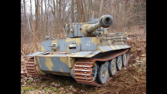 Немецкий танк т-6 тигр