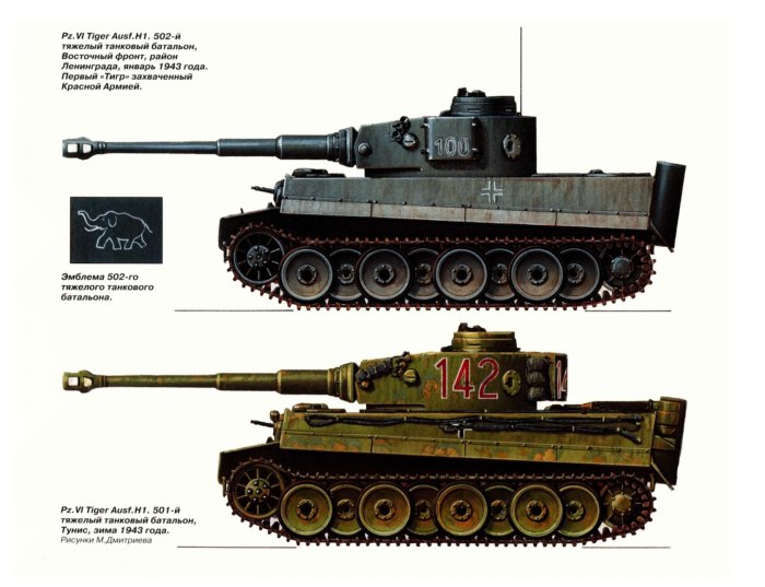 Танк тигр 1943 год