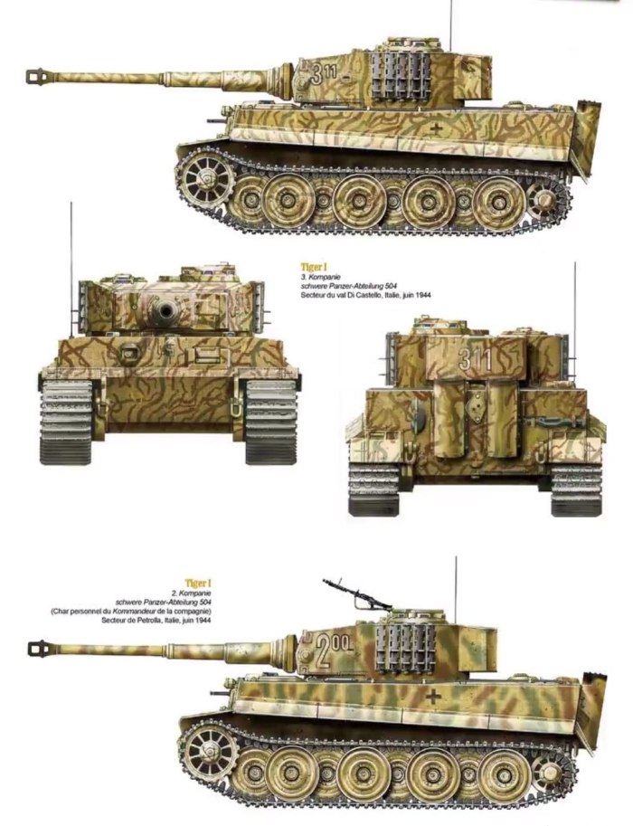 Panzerkampfwagen vi Ausf.h — e, «тигр»