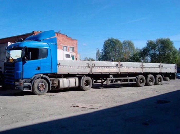 Полуприцеп открытый шаланда 13,6 метров/ 20 тонн