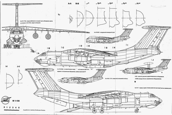 Ил-76мд-90а чертежи